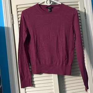 Forever 21 Small Cranberry Sweater
